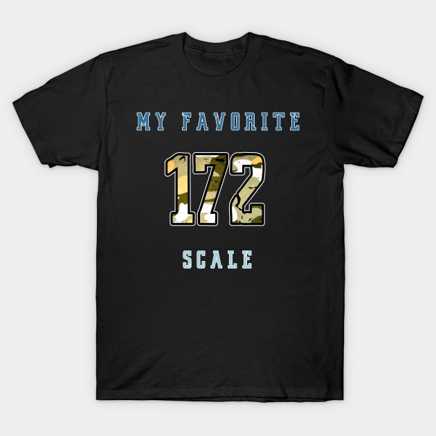 Scale model 172 camo T-Shirt by GraphGeek